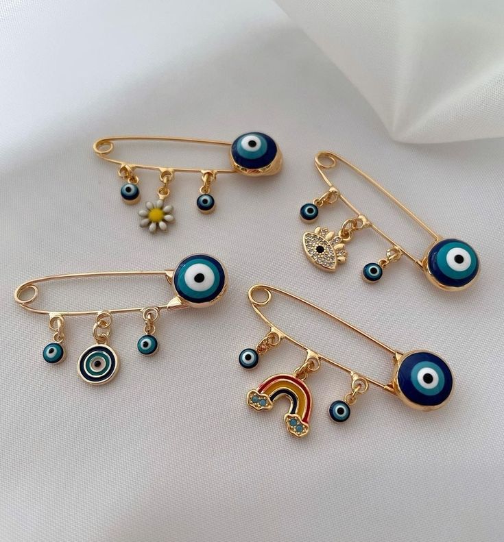 Evil Eye Protection Safety Brooch