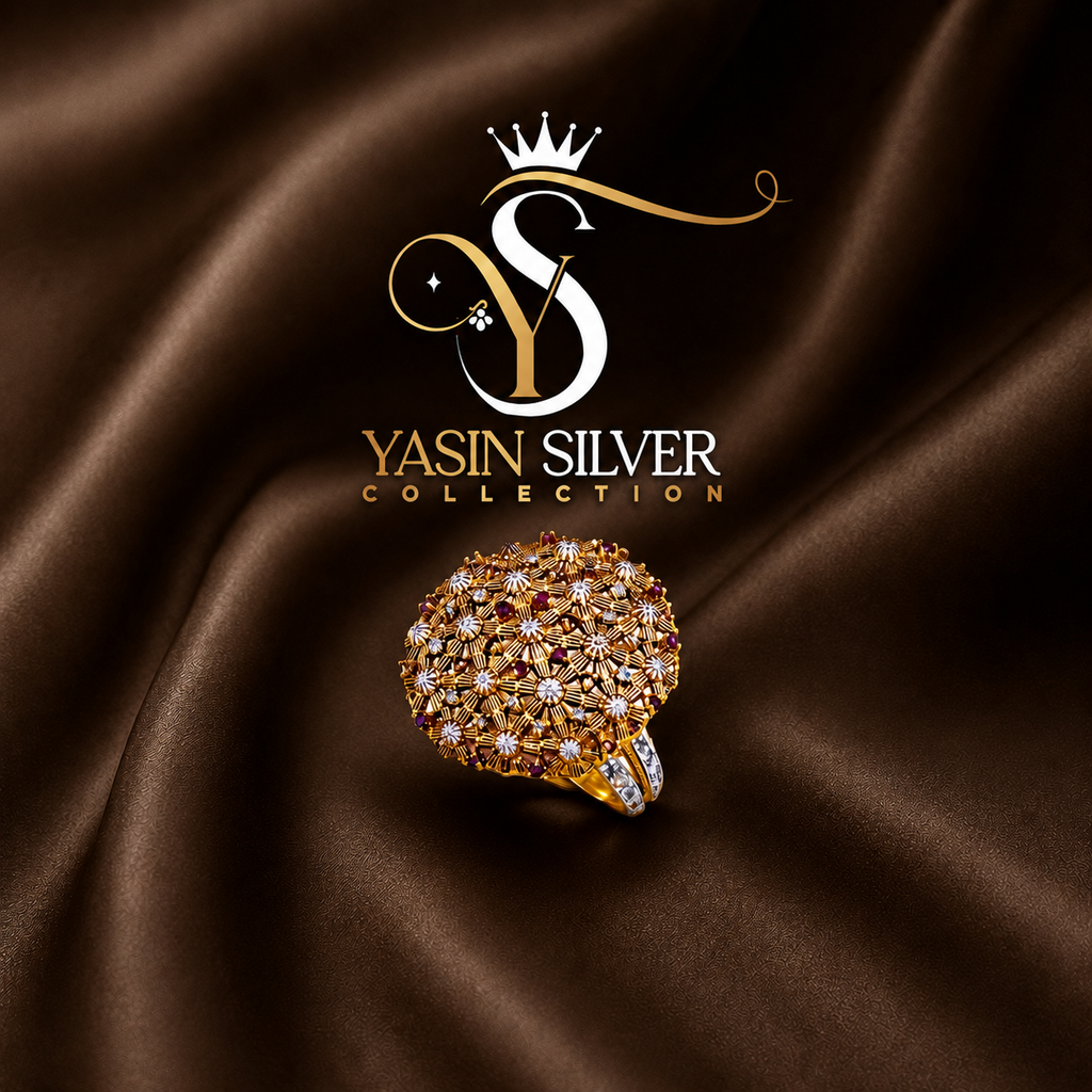 Exquisite Floral Statement Ring