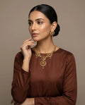 Exquisite Silver Filigree Necklace Set