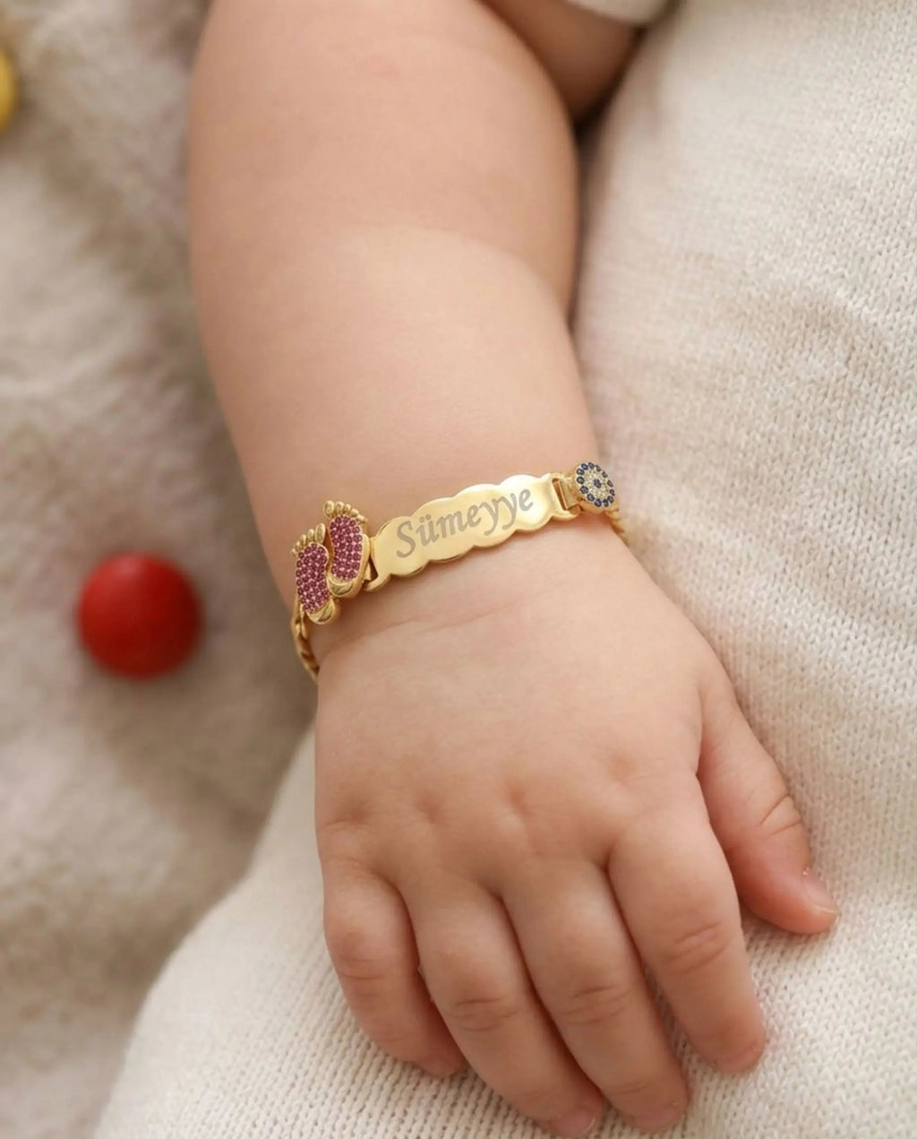 Custom Evil Eye Baby Bracelet