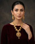 Royal Emerald Jhumka Choker Set
