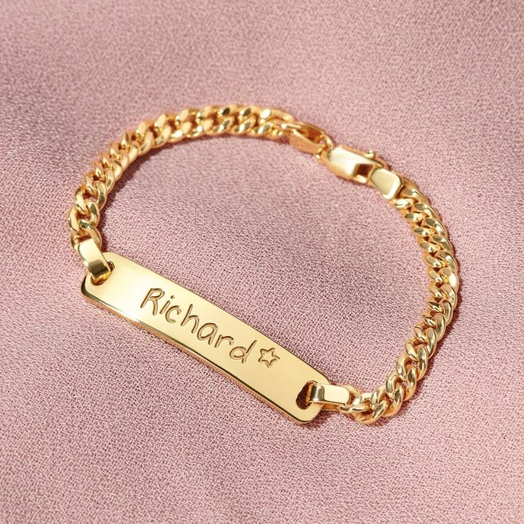 Custom Name Charm Bracelet
