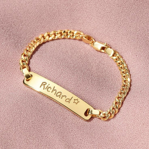 Custom Name Charm Bracelet