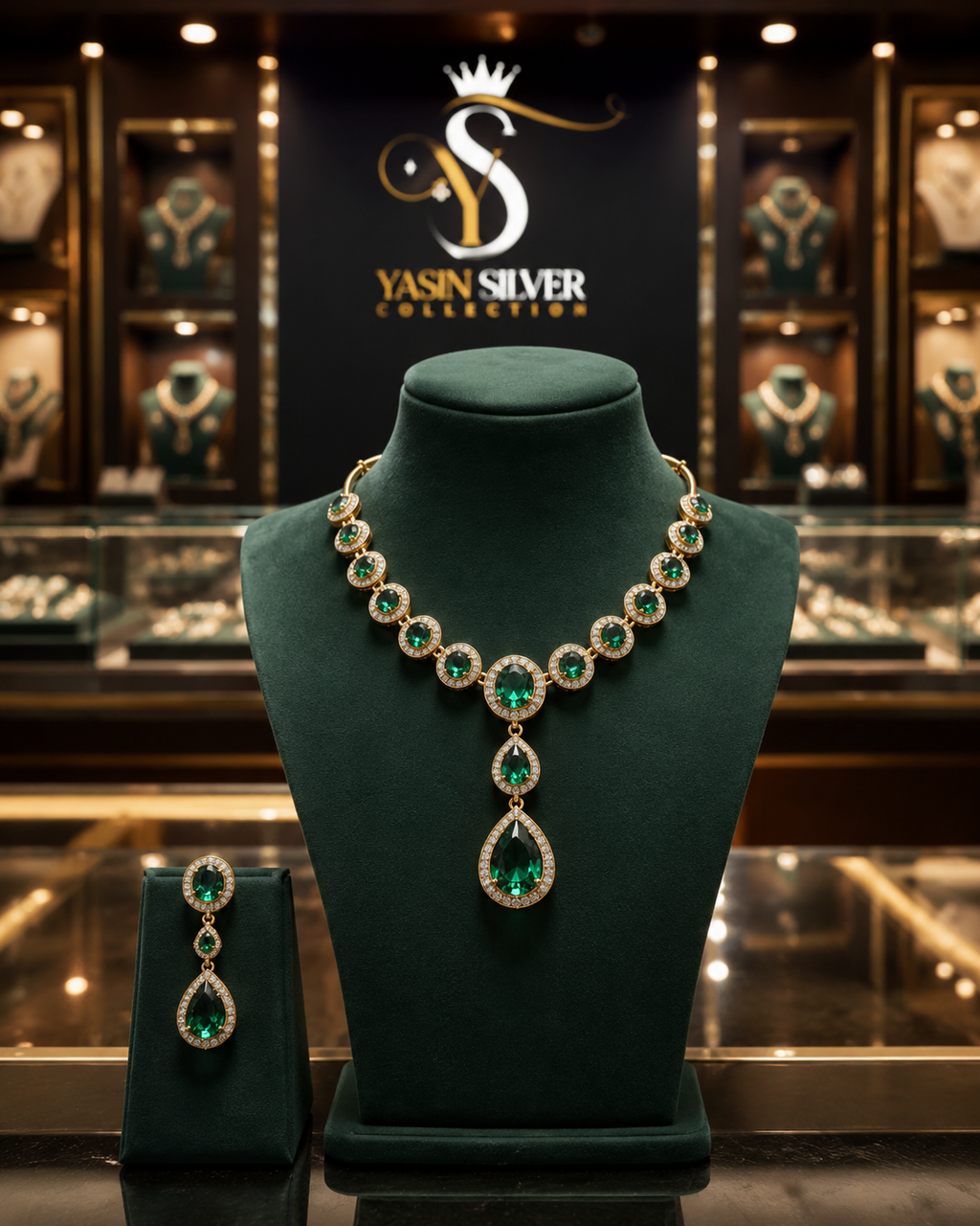 Gilson Green Teardrop Set