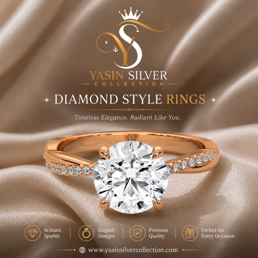 Rose Gold Twisted Diamond Ring