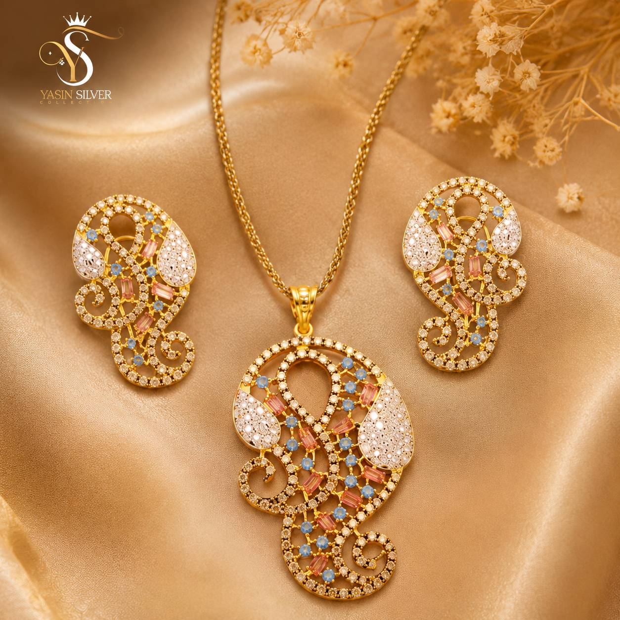 Imperial Grace Pendant Set