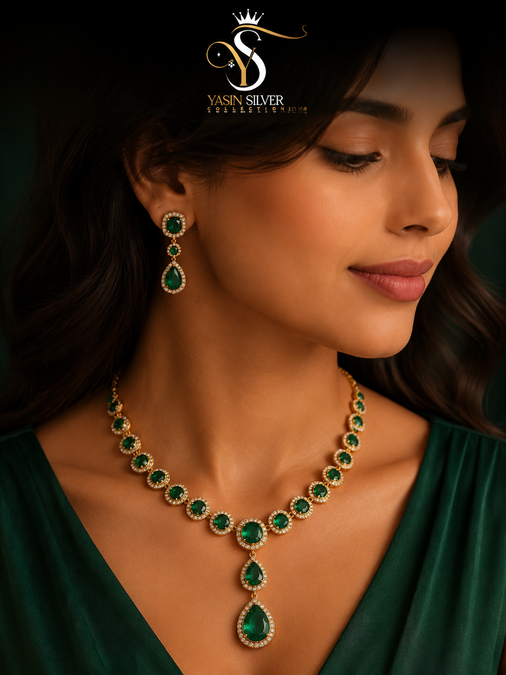 Gilson Green Teardrop Set