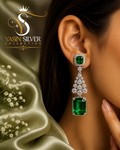 Emerald Bloom Luxe Earrings