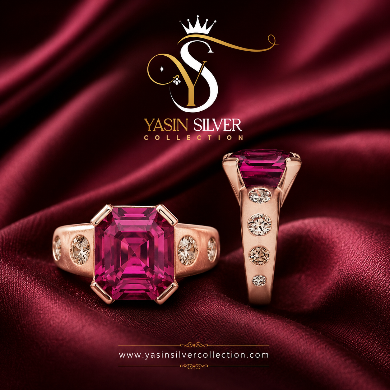 Pink Prism Ring