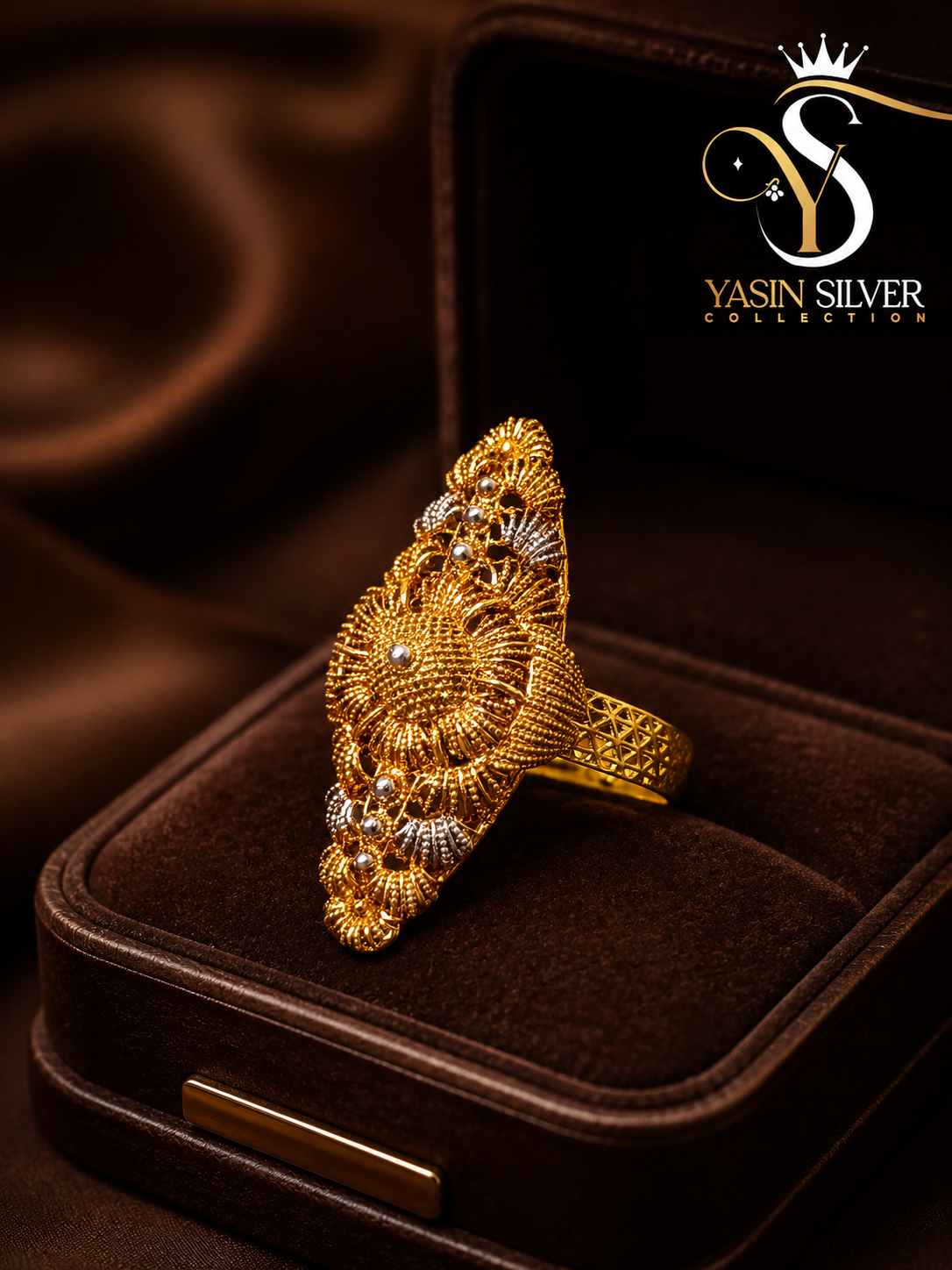 Ethnic Floral Ring