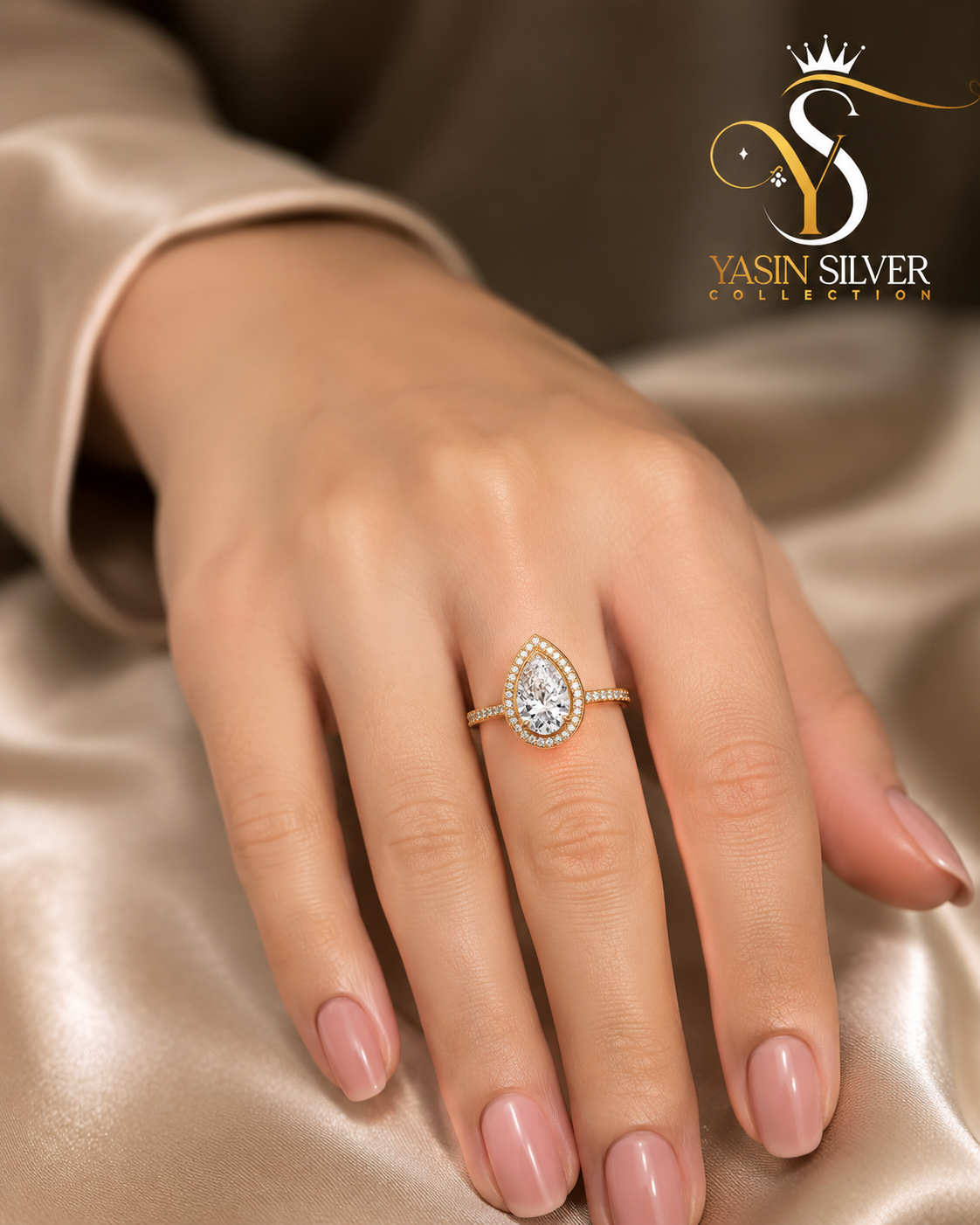 Two-Tone Solitaire Ring