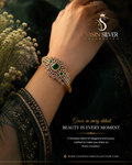 Green stone Royale Crystal Bracelet