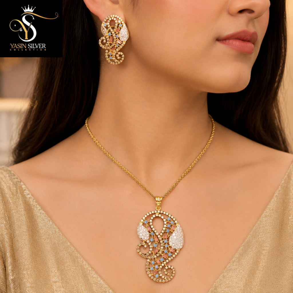Imperial Grace Pendant Set