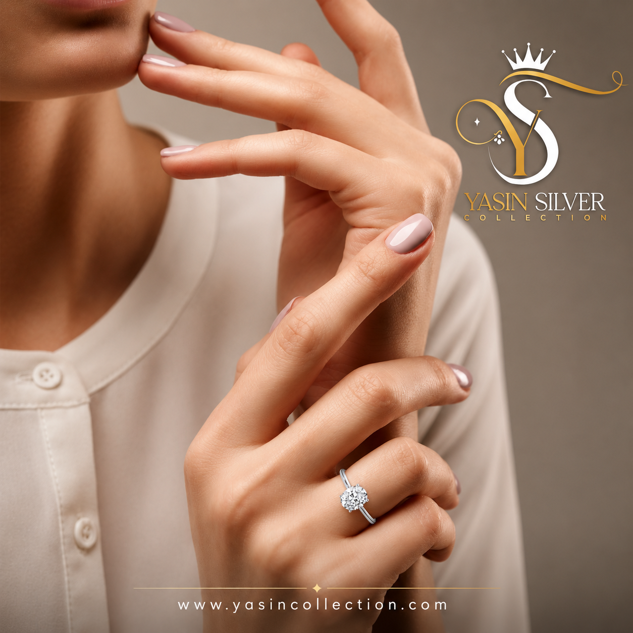 Royal Oval Solitaire Ring