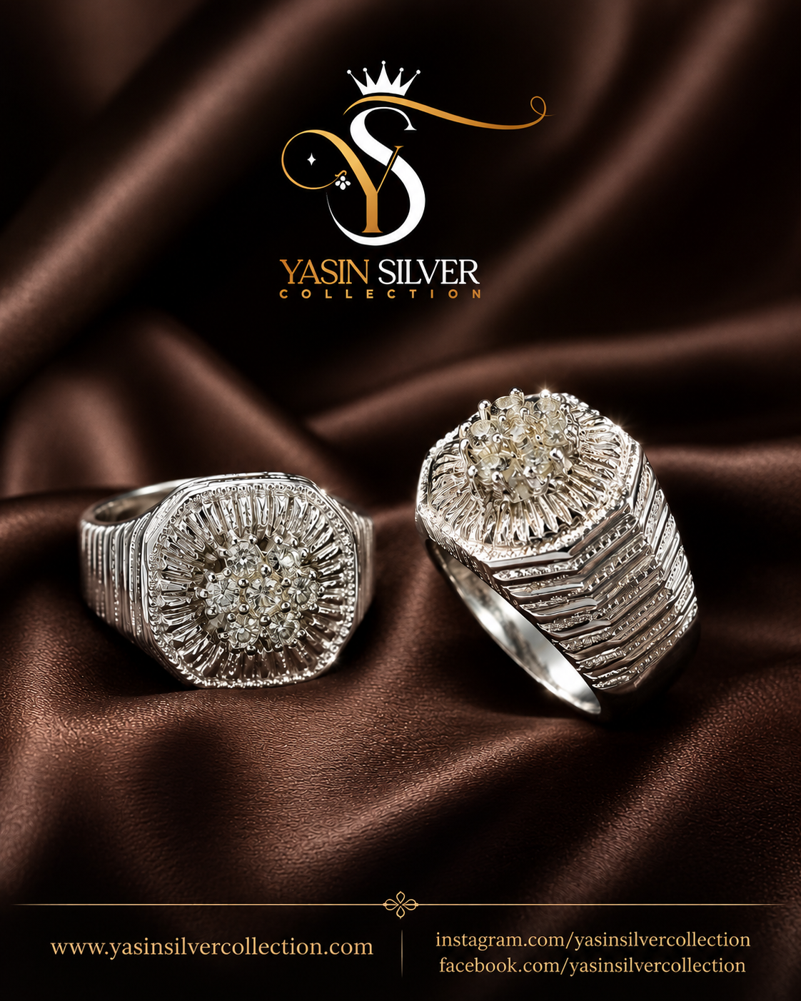 Diamond Gents Luxury Statement Ring