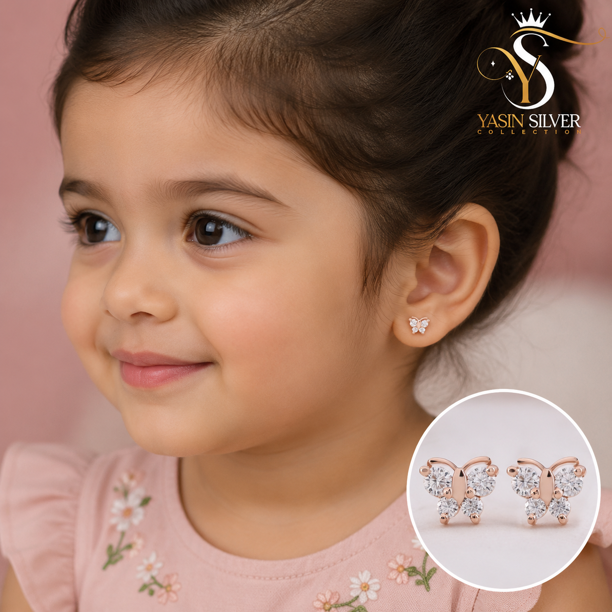 Rose Flutter Earrings